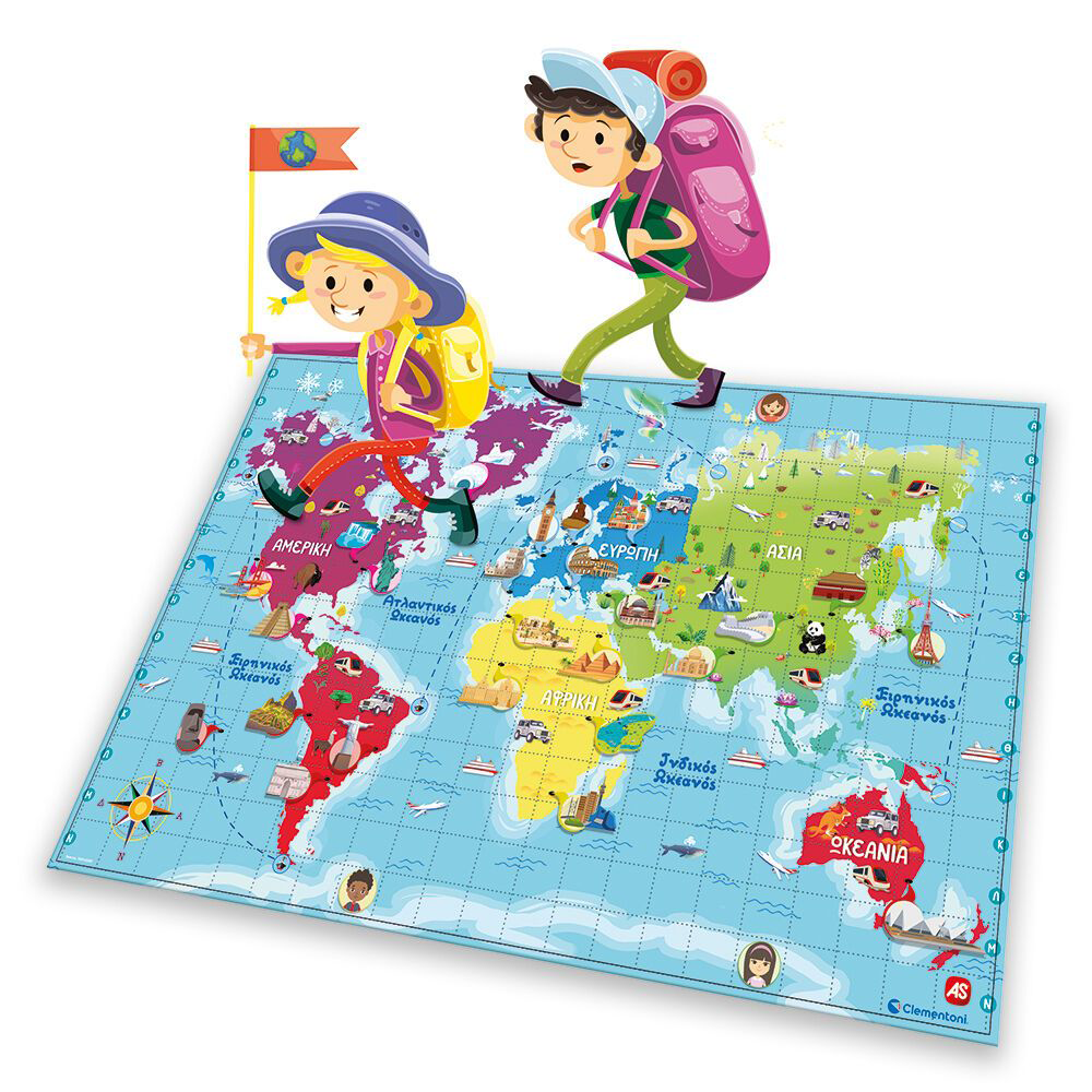 ClementoniΕξυπνούλης Εκπαιδευτικό Παιχνίδι Γνωρίζω Τον Κόσμο Για 6+ Χρονώνpapell.gr