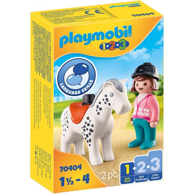 70404 Playmobil Αναβατρια Με Αλογο