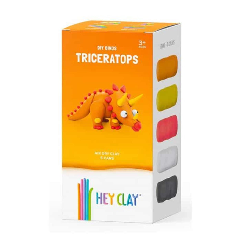Hey Clay Claymates Triceratops