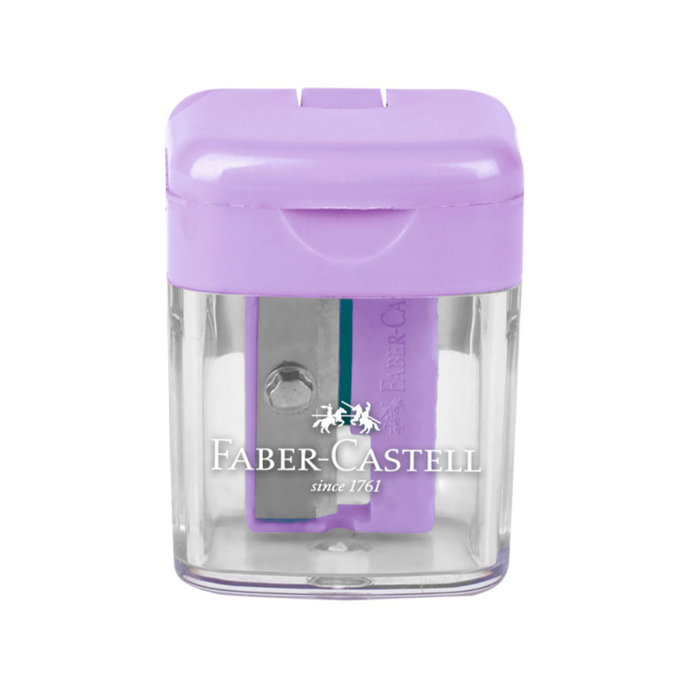 Faber - CastellFaber-Castell Ξύστρα Mini Box Βαρελάκι 4 Χρώματα - 1Τμχpapell.gr