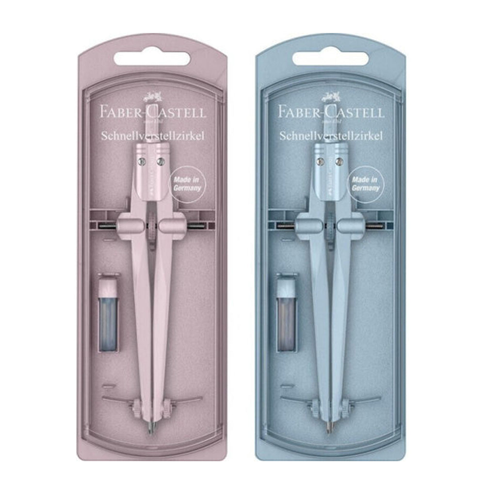 Faber Castell Διαβήτης Μηχανισμό Εύκολης Ρύθμισης Stream 2 Χρώματα - 1 Τμχ