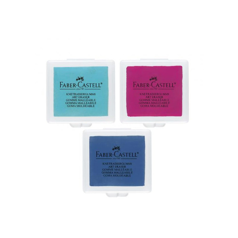 Faber-Castell Γόμα Σχεδίου Ζυμαράκι Σε Πλαστική Θήκη 3 Χρώματα - 1 Τεμάχιο