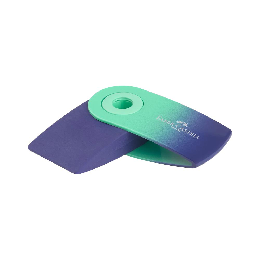 Faber-Castell Γόμα Mini Sleeve Flow Pastel σε 3 Χρώματα - 1 Τεμάχιο