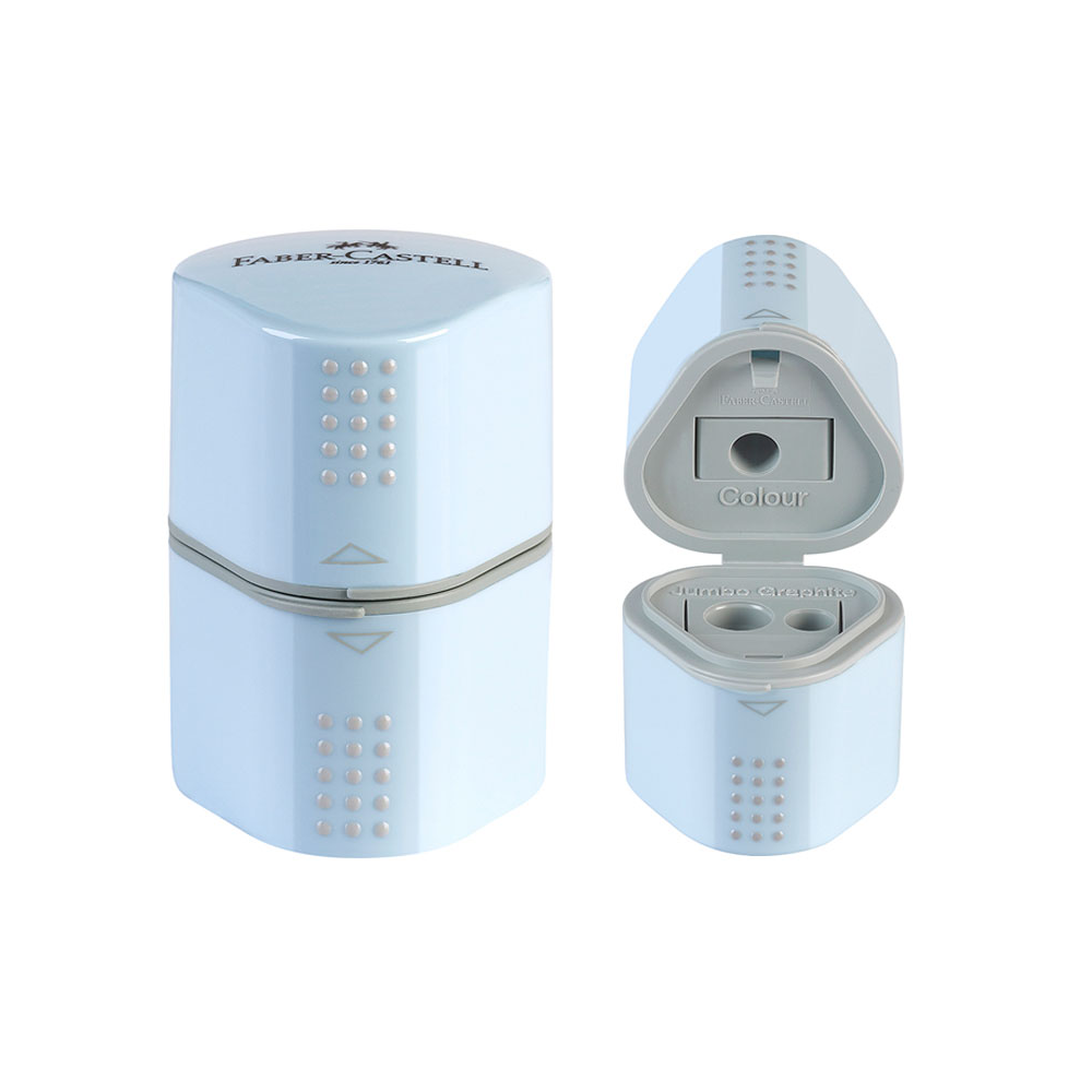 Faber - CastellFaber Castell Ξύστρα Βαρελάκι Grip Trio Sky Bluepapell.gr