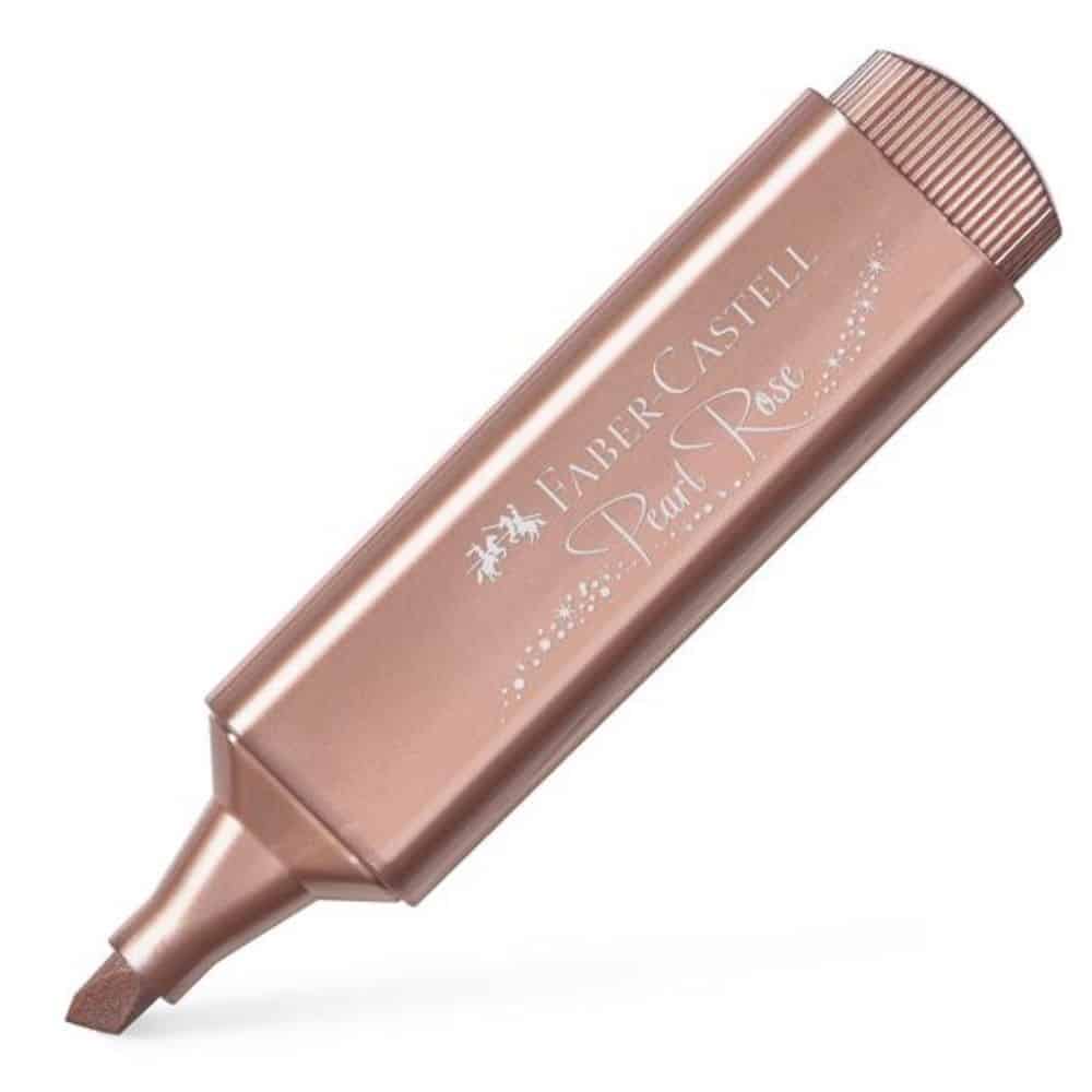 Faber Castell Μαρκαδορος Υπογραμμισης Metallic Ruby Rose