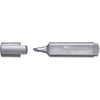 Faber Castell Μαρκαδορος Υπογραμμισης Metallic Shiny Silver