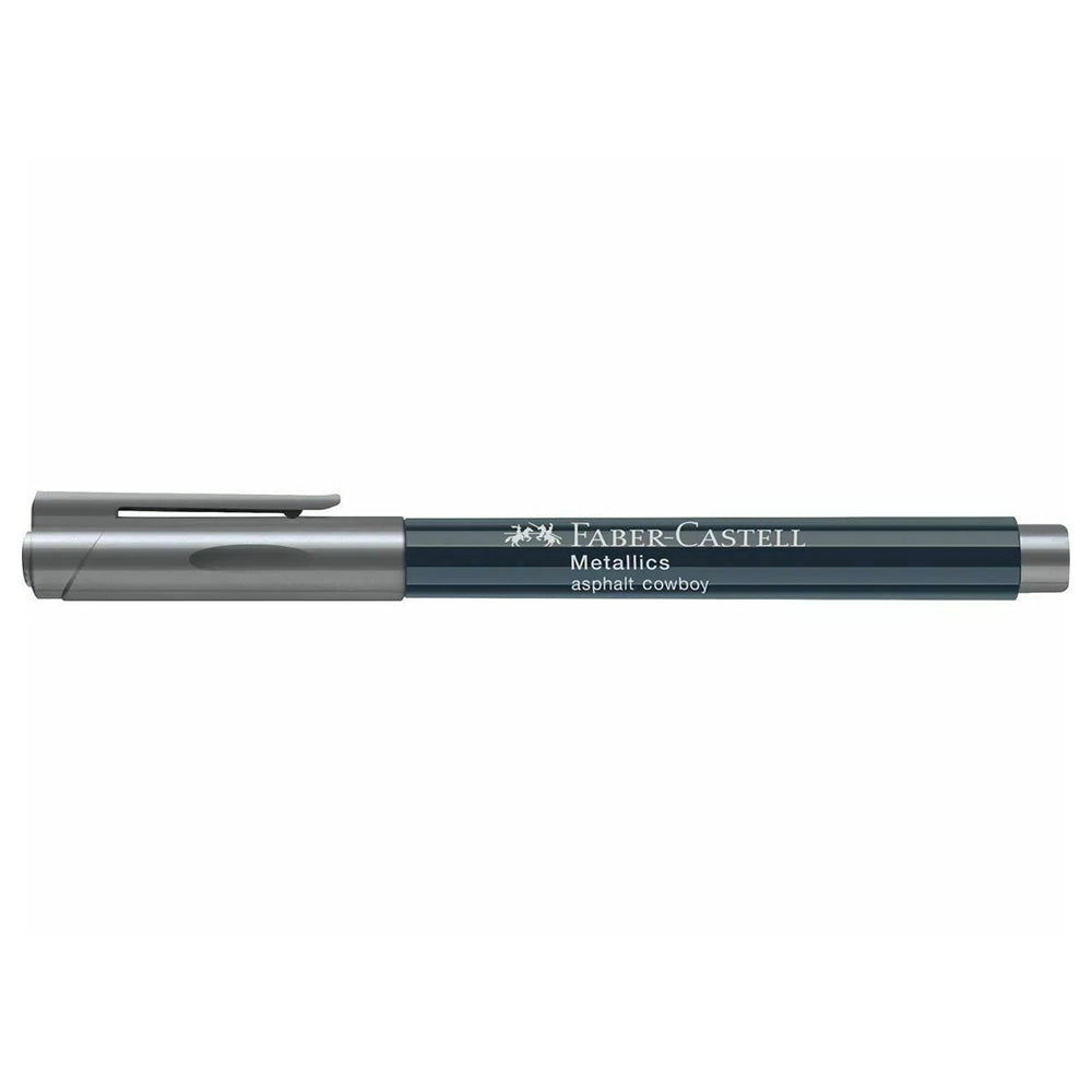 Faber-Castell Μεταλλικός Μαρκαδόρος Γκρι Σκούρο - Asphalt Cowboy