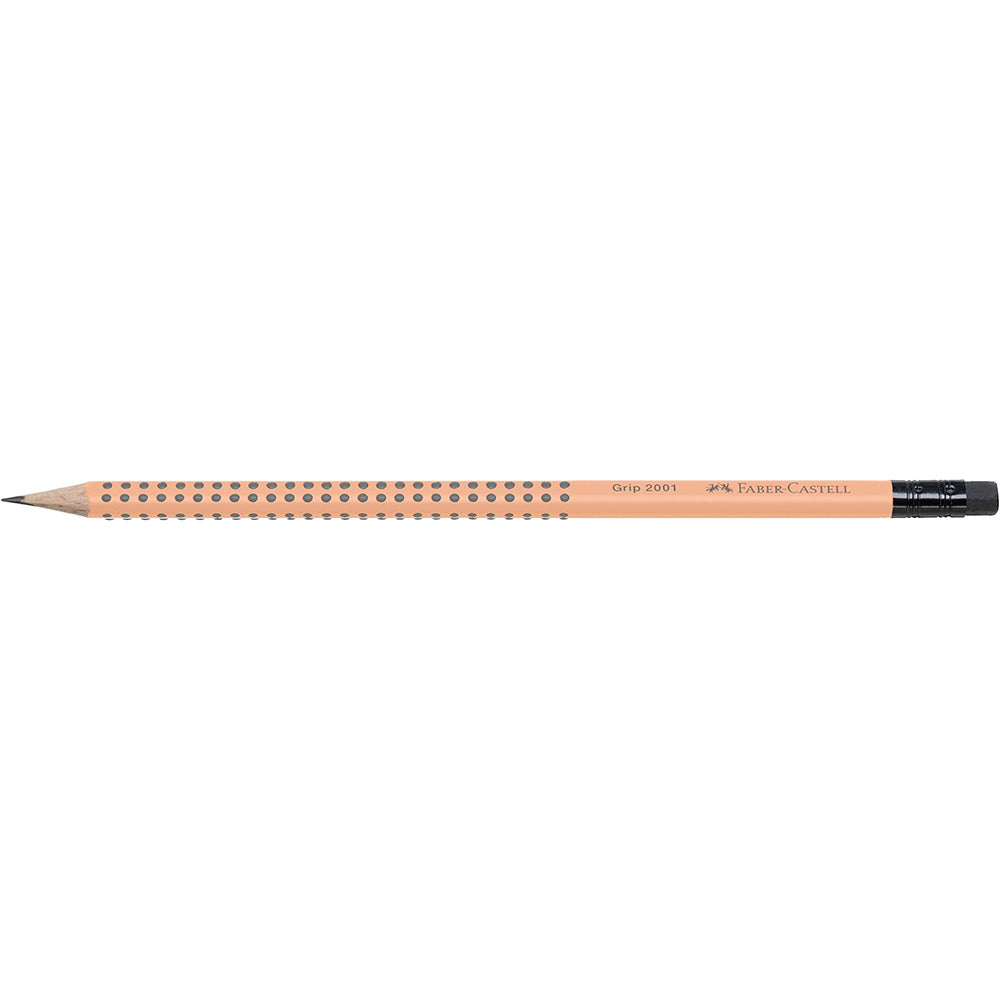 Faber Castell Μολύβι AWF Grip 2001 Mε Γόμα Peach