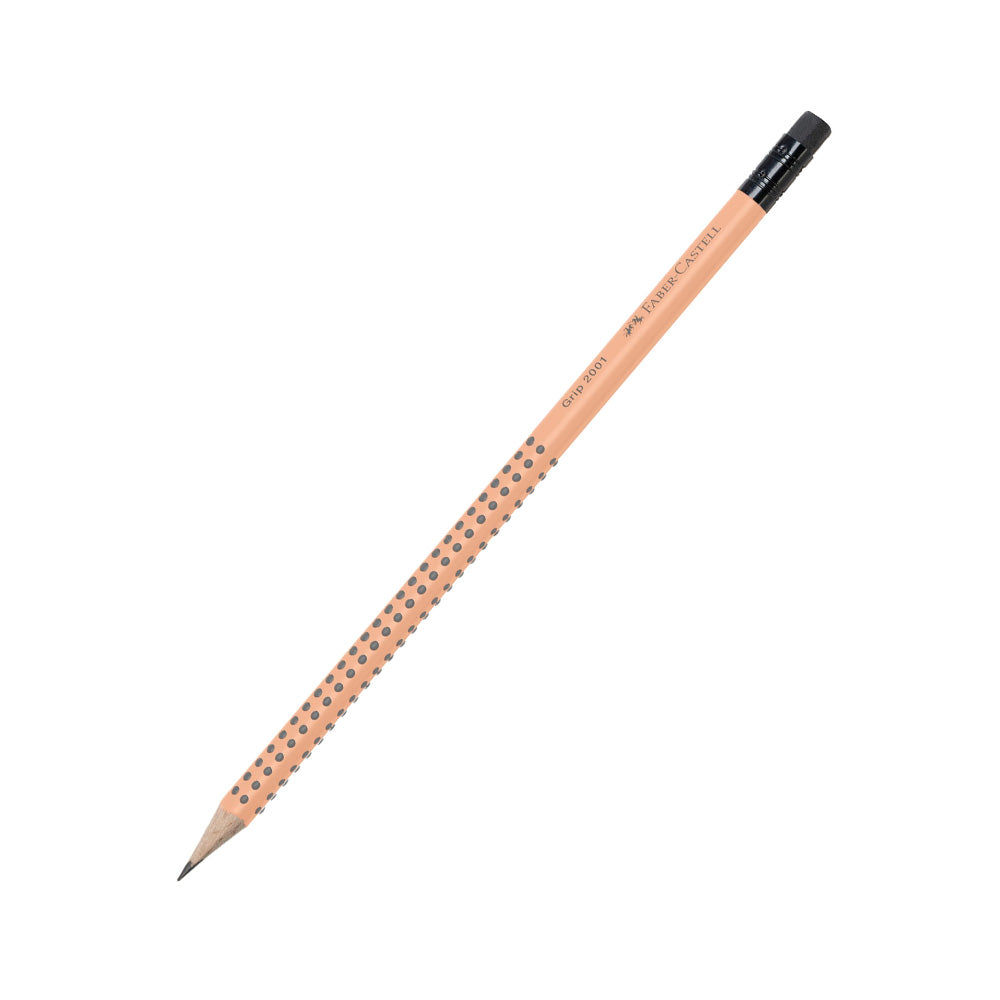 Faber Castell Μολύβι AWF Grip 2001 Mε Γόμα Peach