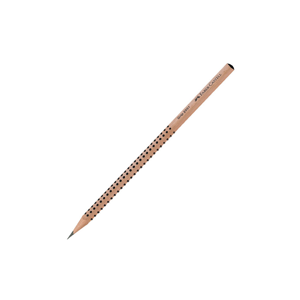 Faber Castell Μολύβι AWF Grip 2001 Natural HB Φυσικό Ξύλο Μαύρο