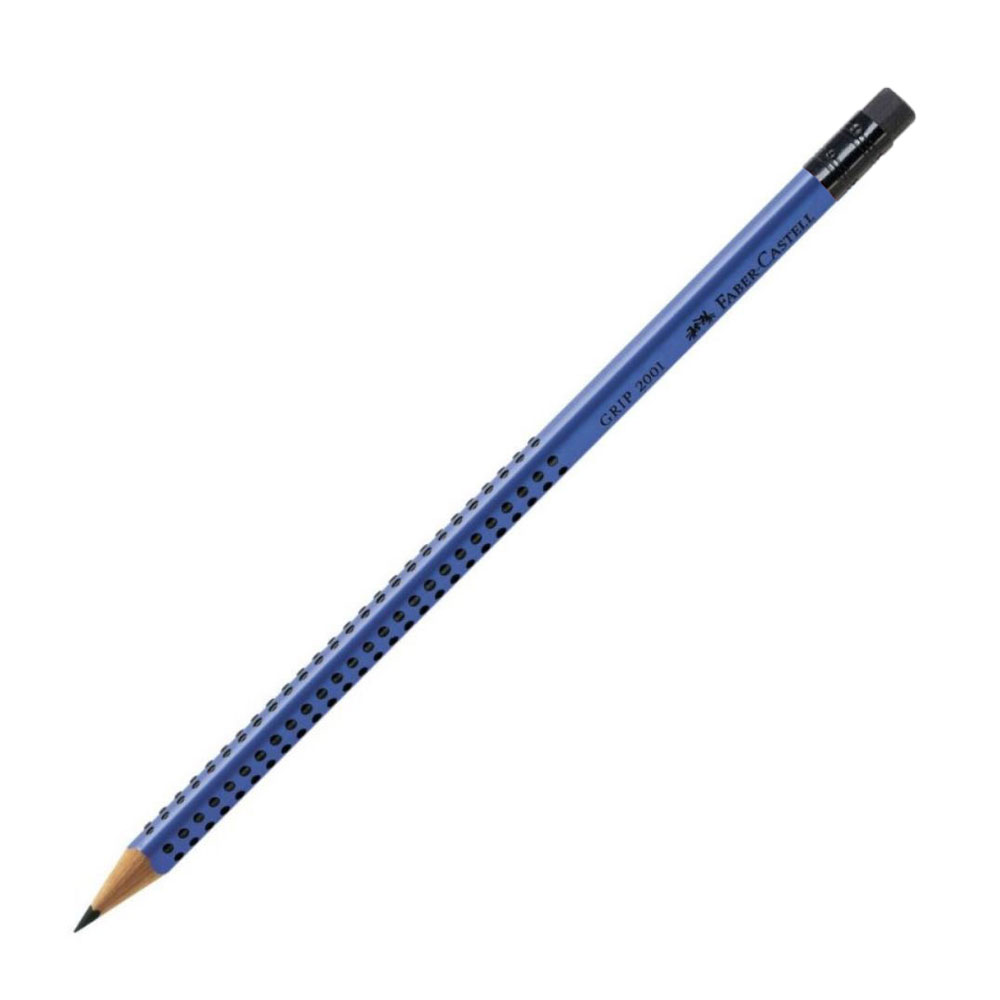 Faber-Castell Μολύβι Grip 2001 Με Γόμα Dark Turquoise HB - 1 Τεμάχιο