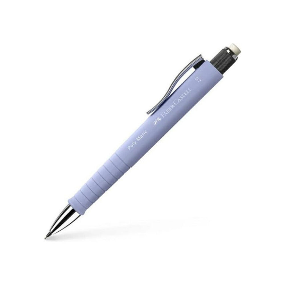 Faber-Castell Polymatic Μηχανικό Μολύβι Με Γόμα Pale Iris 0.7mm