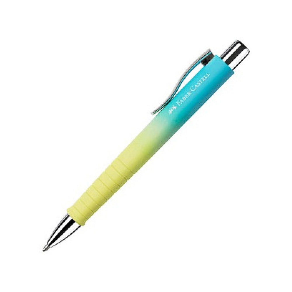 Faber-Castell Στυλό Polyball XB Sunrise Μπλε/Κίτρινο 1.6mm