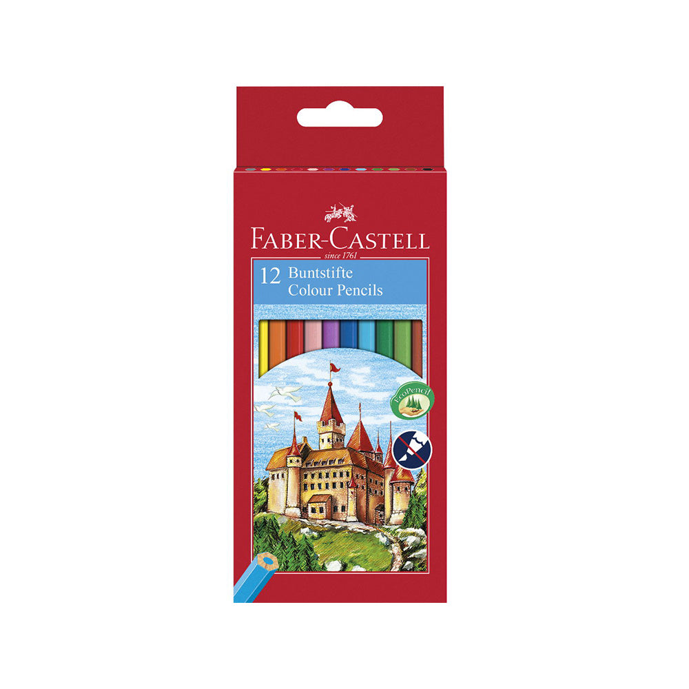Faber-Castell Ξυλομπογιές Awf Κάστρο 12 Χρώματα