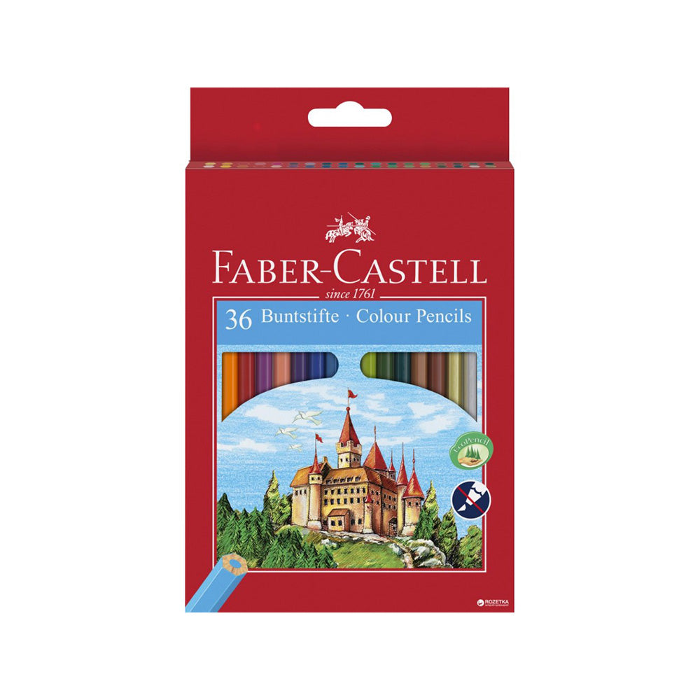 Faber-Castell Ξυλομπογιές Κάστρο Σετ 24 Χρώματα