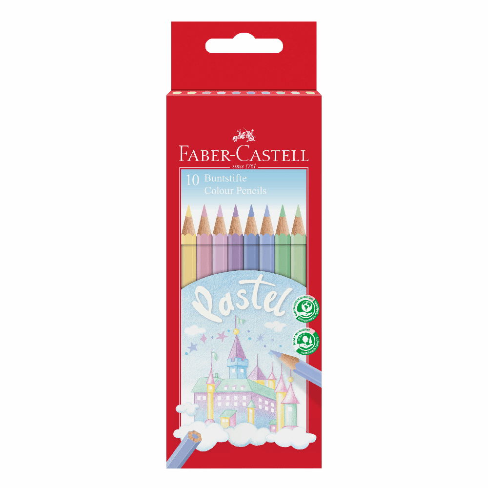 Faber Castell Ξυλομπογιες Pastel 10 Colors