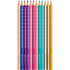 Faber Castell Ξυλομπογιες Sparkle Metal 12 Χρωματα