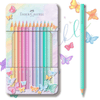 Faber Castell Ξυλομπογιες Sparkle Metal Pastel 12Τμχ