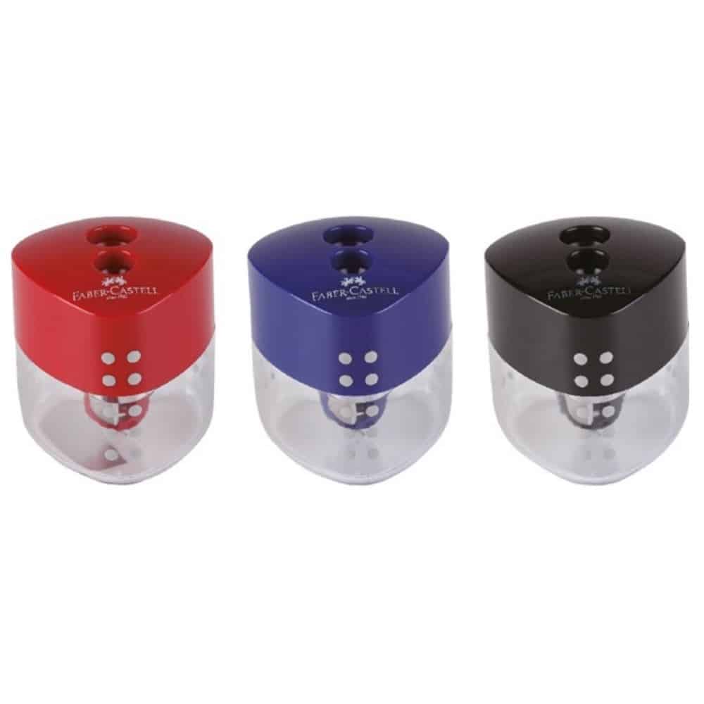 Faber - CastellFaber Castell Ξύστρα Grip Double Hole Classic 3 Χρώματα 1 Τεμάχιοpapell.gr