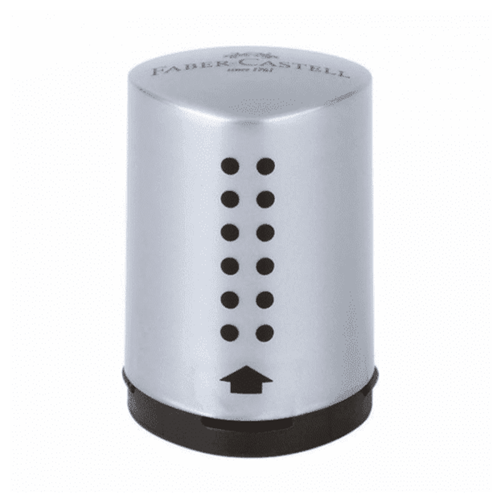 Faber - CastellFaber Castell Ξύστρα Grip Mini Silverpapell.gr