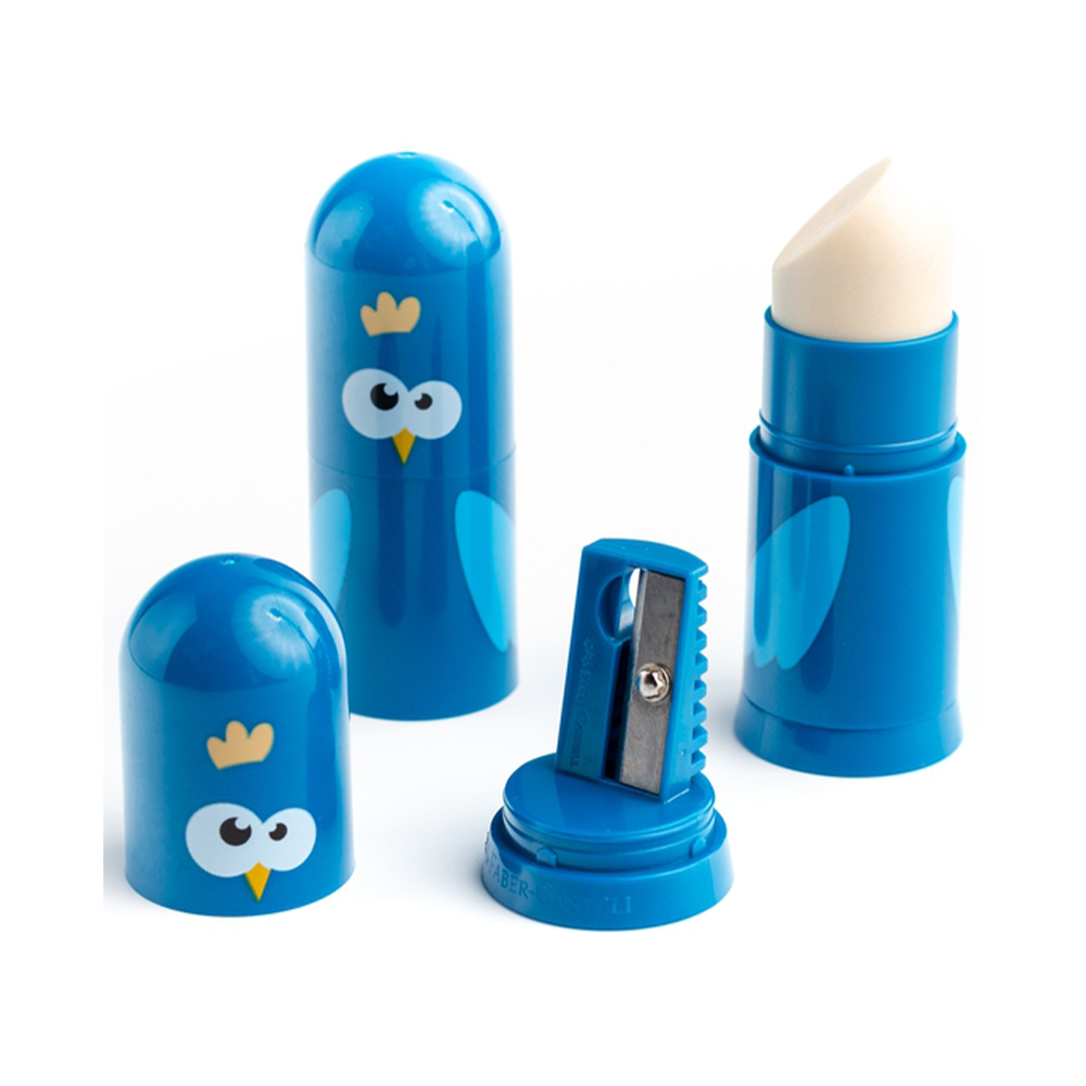 Faber - CastellFaber-Castell Ξύστρα Με Γόμα Facespapell.gr