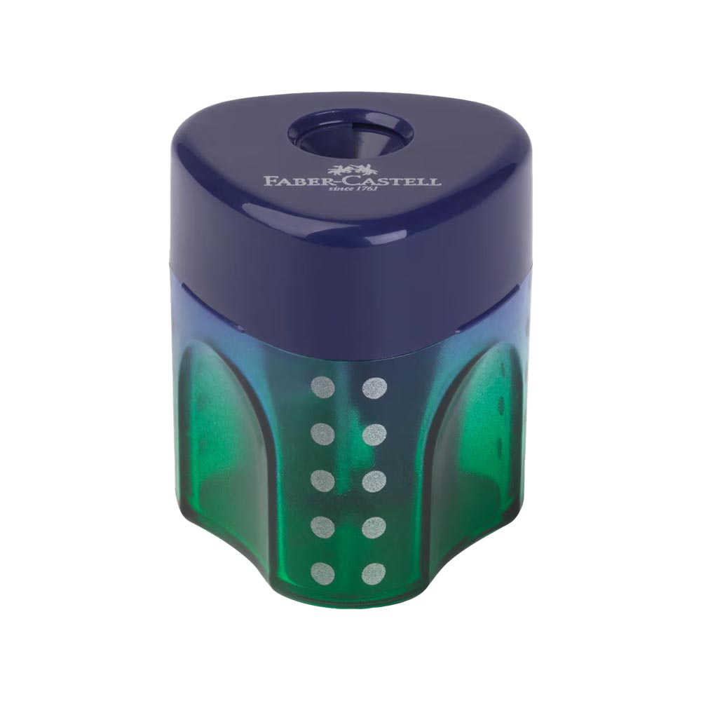 Faber-Castell Ξύστρα Μονή Grip Mini Flow Edition σε 3 Χρώματα - 1 Τεμάχιο