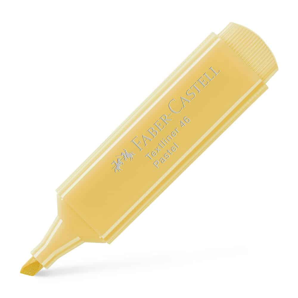 Faber Castell Μαρκαδορος Υπογραμμισης Pastel Κιτρινο
