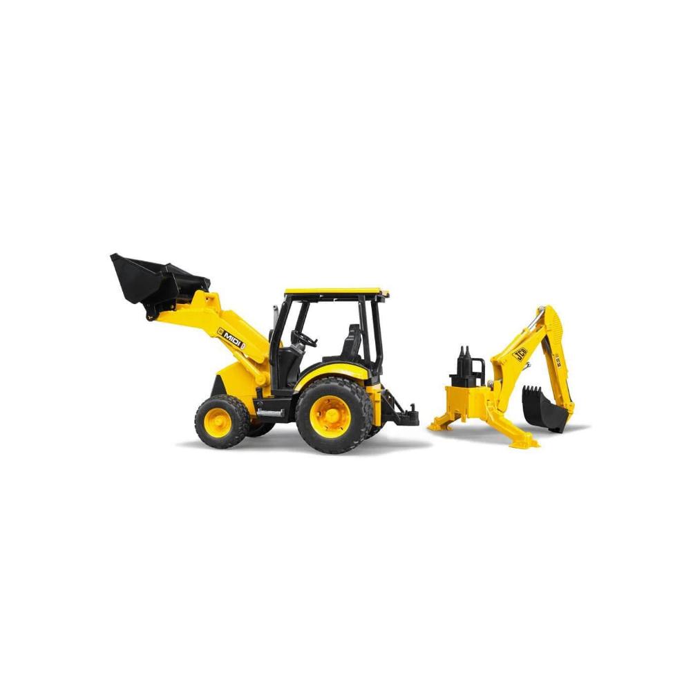 Bruder Φορτωτης Μικρος Jcb Midi Cx Με Εκσκαφεα