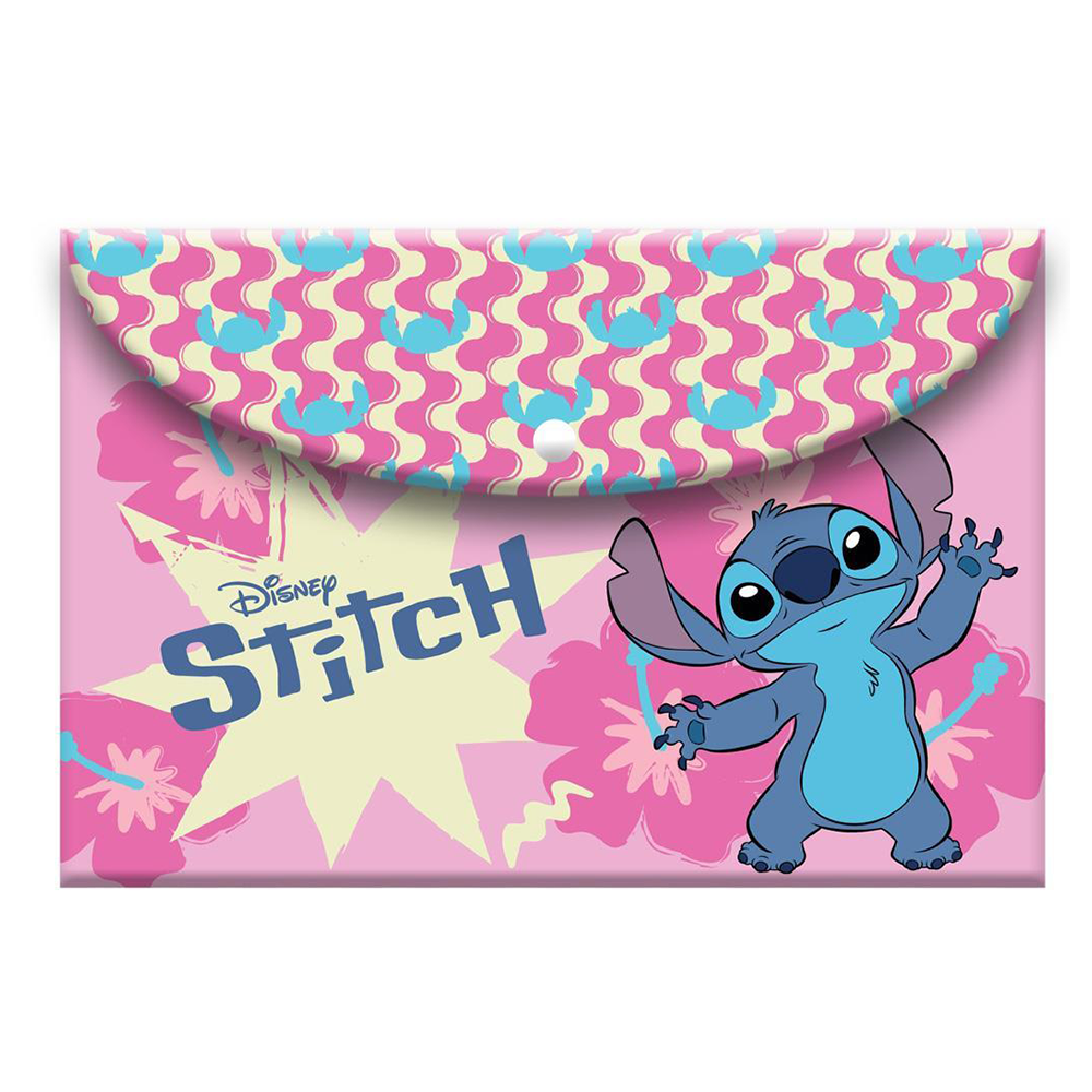 Φάκελος με Κουμπί Α4 Disney Lilo & Stitch