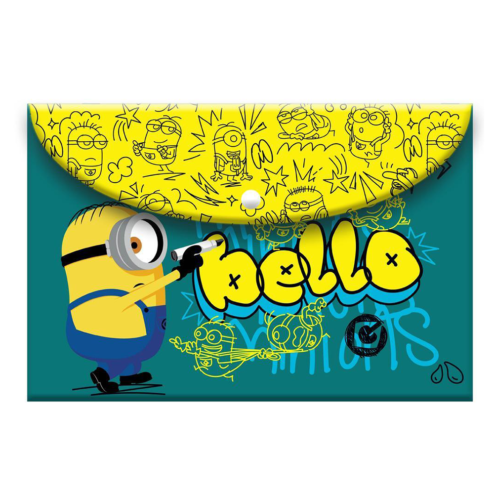 Φάκελος με Κουμπί Α4 Minions