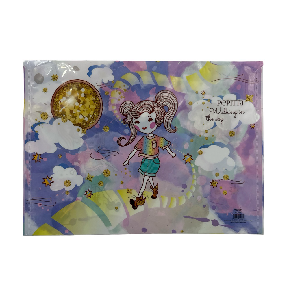 Φάκελος Κουμπί P.P Pepitta Rainbow Walk Α4