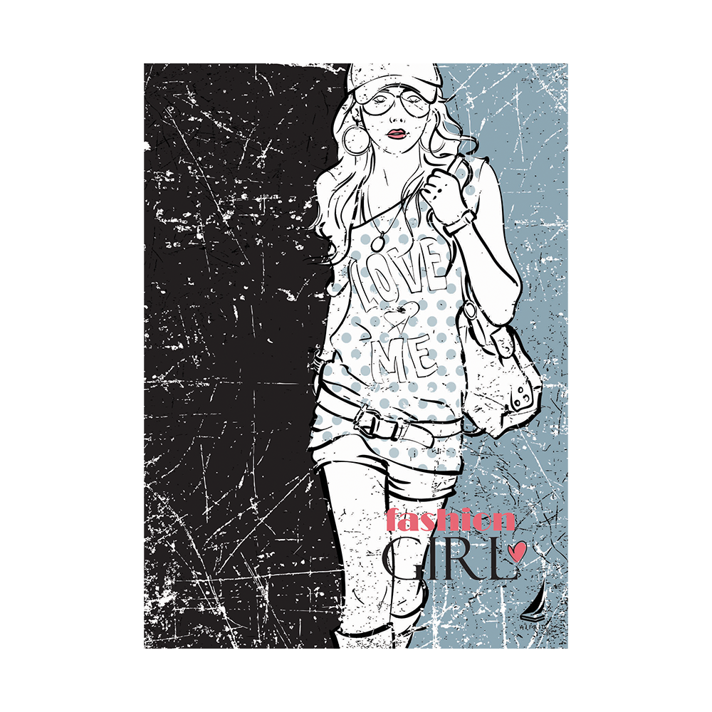 Εκδόσεις ΑιγαίοΑιγαίο Τετράδιο Σπιράλ ''Fashion Girl''papell.gr