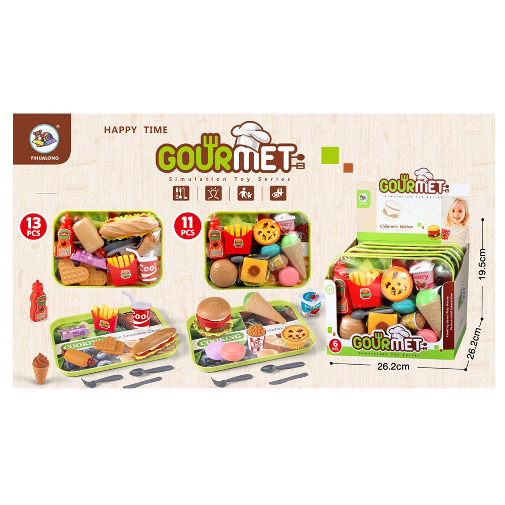 Fast Food Σε Δίσκο 2 Σχέδια - 1τμχ