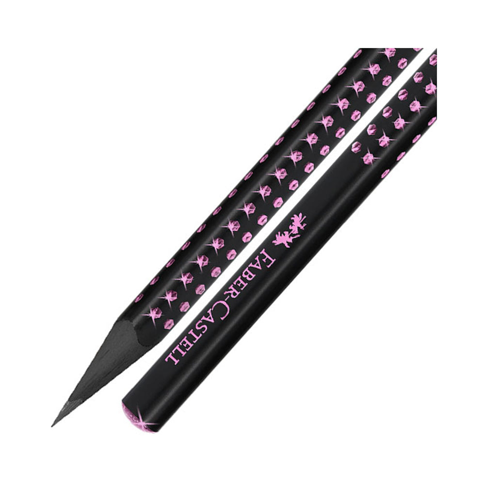 Faber-Castell Μολύβι Sparkle Midnight B Ροζέ