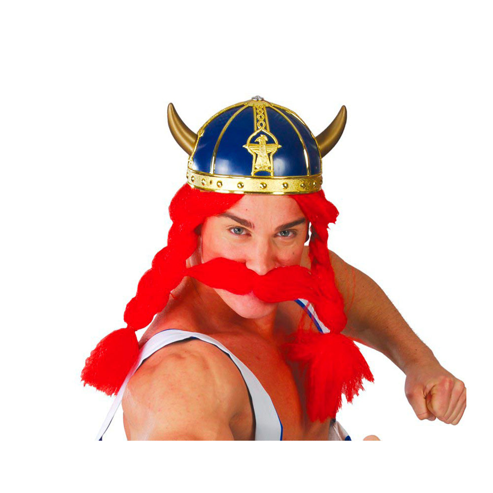 Fiestas Guirca Αποκριάτικο Κράνος Γαλάτη Μπλε