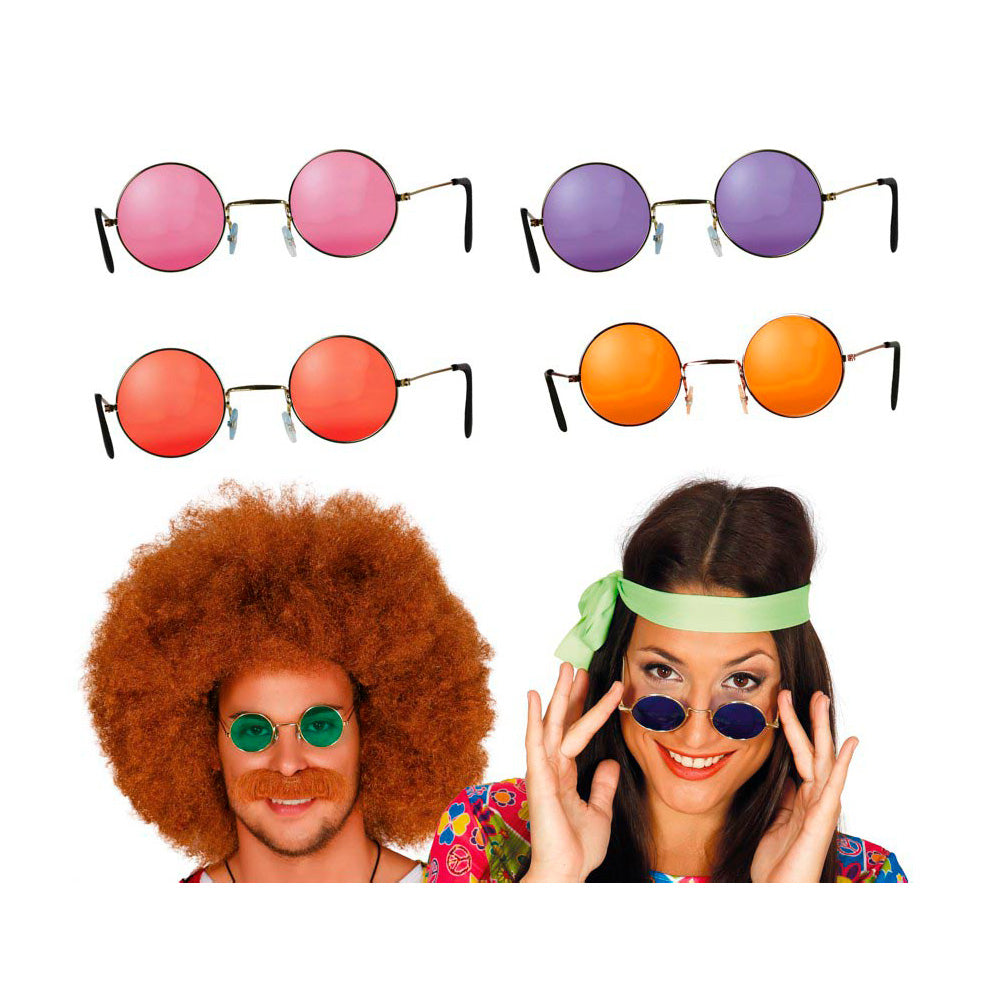 Fiestas Guirca Γυαλιά Χίππι σε 4 Χρώματα - 1 Τμχ