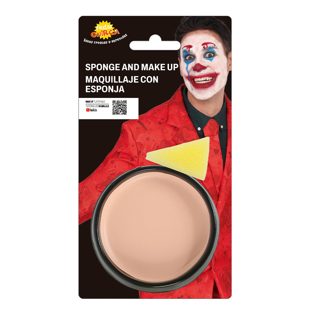 Fiestas Guirca Make-up Μπεζ με Σφουγγάρι 9γρ