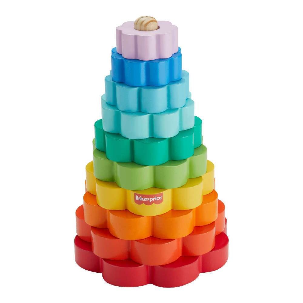 Fisher-Price Ξύλινη Πυραμίδα Κρίκων