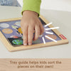 Fisher-Price Ξύλινο Puzzle 9 Τεμάχια Πλανήτες