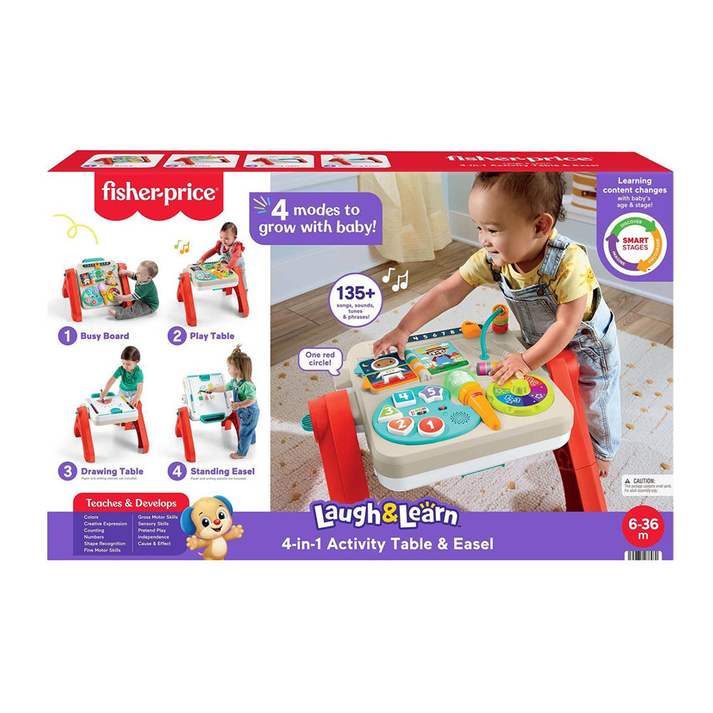 Fisher-Price Εκπαιδευτικο Τραπεζι-Πινακας 4 σε  1