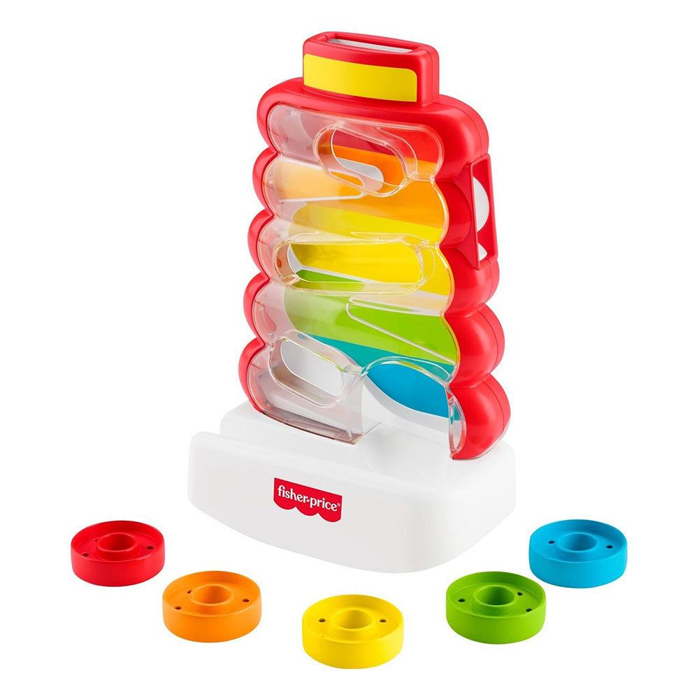 Fisher-Price Drop Through Κλασική Πυραμίδα με Κρίκους για Βρέφη