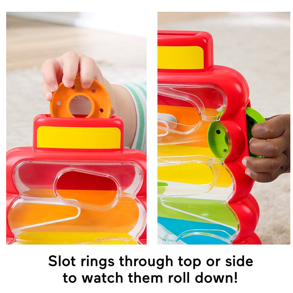 Fisher-Price Drop Through Κλασική Πυραμίδα με Κρίκους για Βρέφη