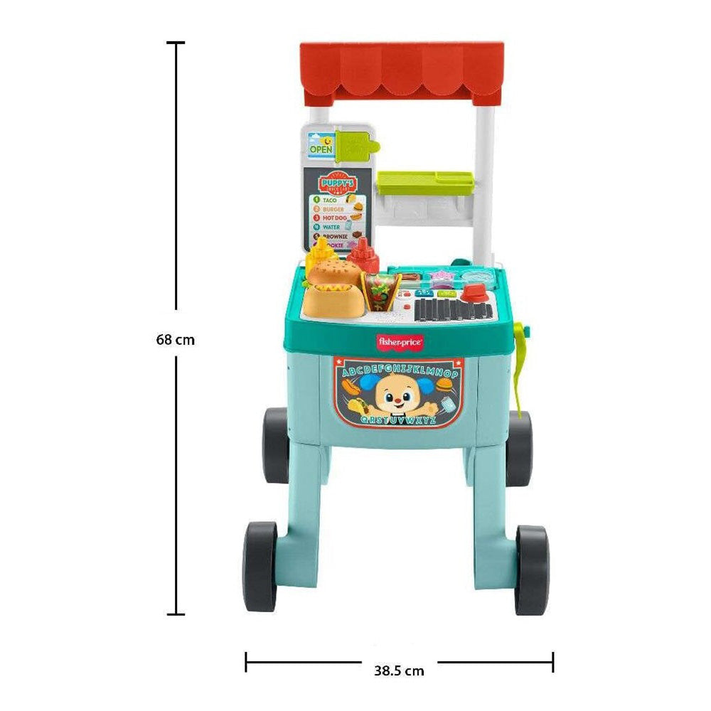 Fisher-Price Laugh & Learn Εκπαιδευτικό Καροτσάκι Περπατούρα 4 σε 1 με Ήχους & Φώτα