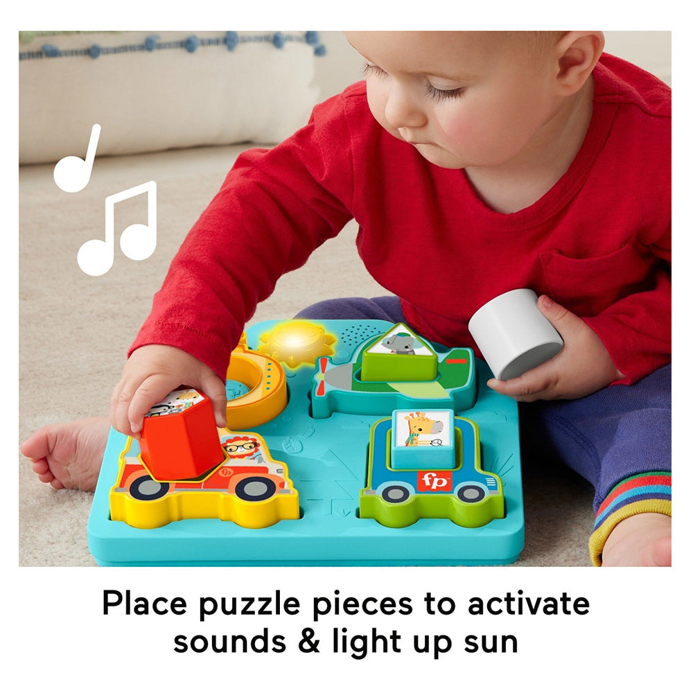 Fisher-Price Shapes and Sounds Παζλ Οχημάτων με Σχήματα, Ήχους & Φώτα