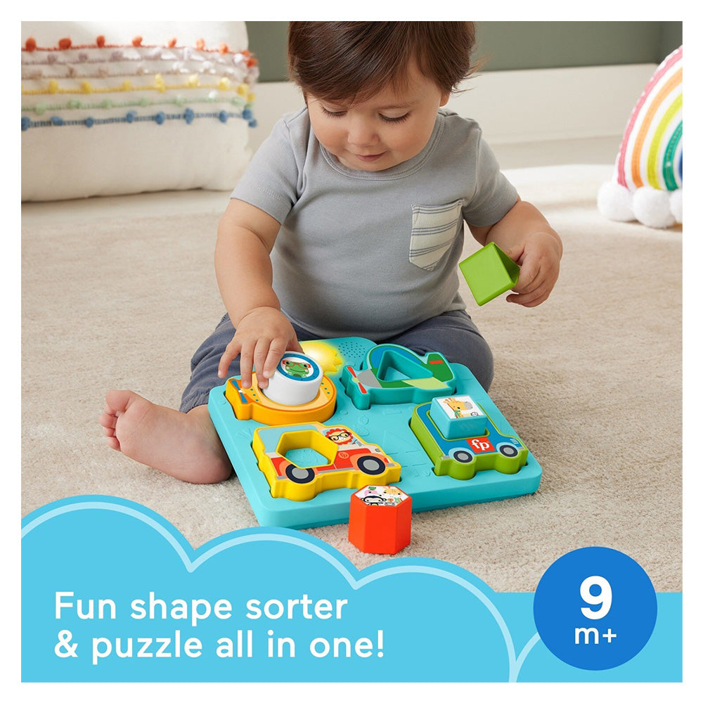 Fisher-Price Shapes and Sounds Παζλ Οχημάτων με Σχήματα, Ήχους & Φώτα