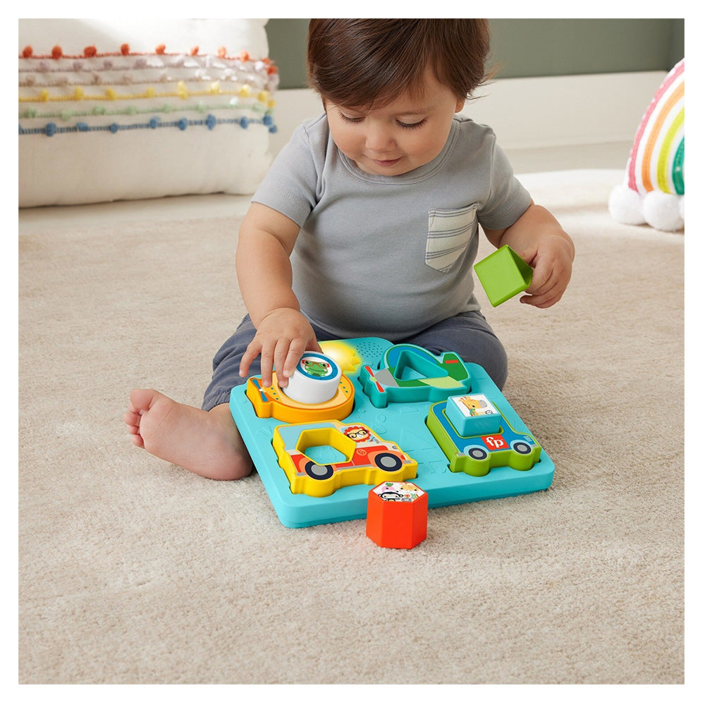 Fisher-Price Shapes and Sounds Παζλ Οχημάτων με Σχήματα, Ήχους & Φώτα
