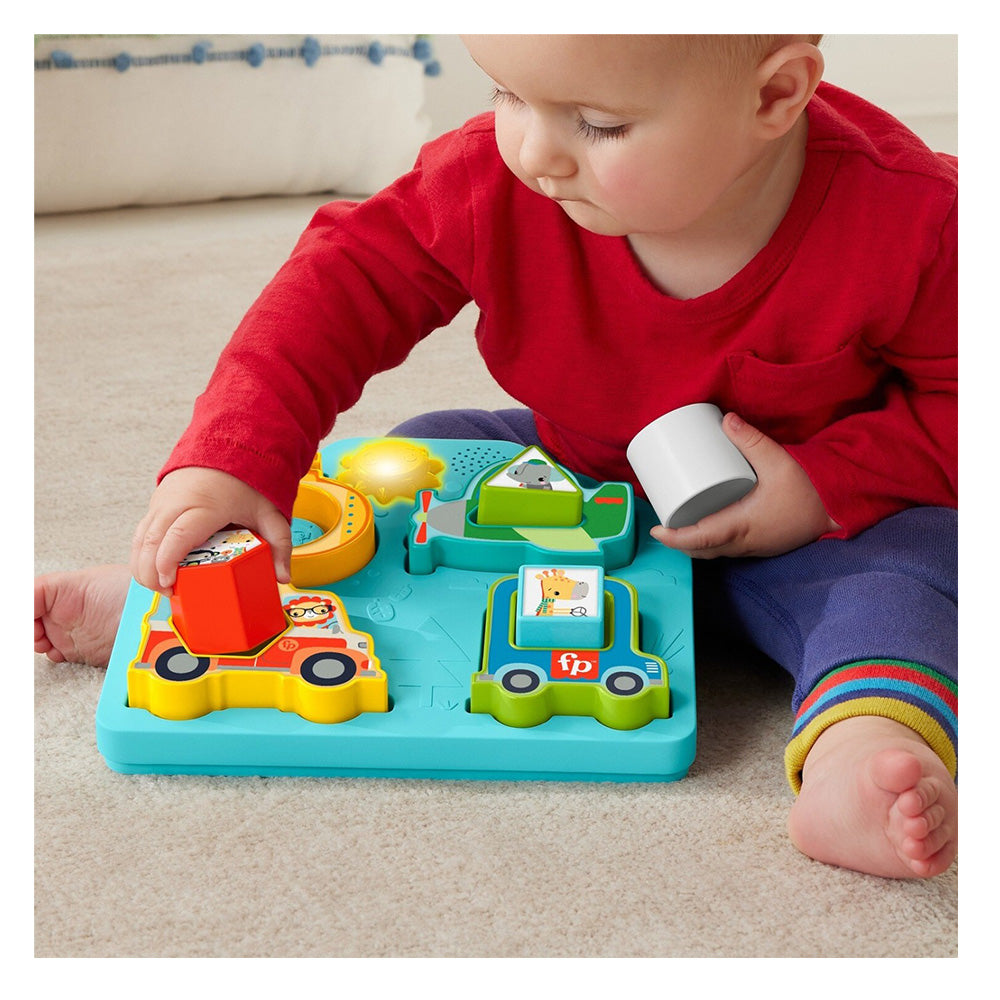 Fisher-Price Shapes and Sounds Παζλ Οχημάτων με Σχήματα, Ήχους & Φώτα