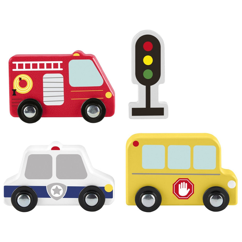 FISHER PRICEMattel Fisher-Price Ξύλινο Πακέτο Μικρών Οχημάτων Παιχνίδιpapell.gr