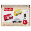 FISHER PRICEMattel Fisher-Price Ξύλινο Πακέτο Μικρών Οχημάτων Παιχνίδιpapell.gr