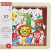 Fisher-Price Ξύλινο Puzzle 9 Τεμάχια Ζώα